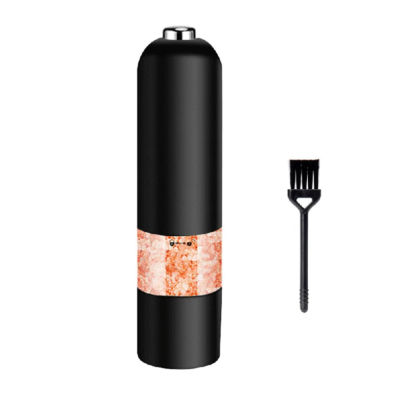 2pcs Electric Spice Mills Kicthen Pepper Grinder Automatic Salt and Pepper Shaker Kicthen Gadgets USB Charging With LED Light