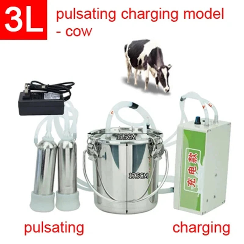 Gentle, Automatic Milking Machine for Cows, Goats & Sheep