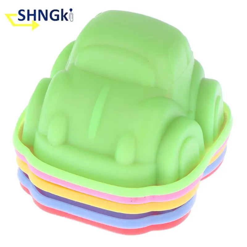 1Pc Cartoon Car Shape Silicone Mold Kicthen Bakeware Cake Decoration