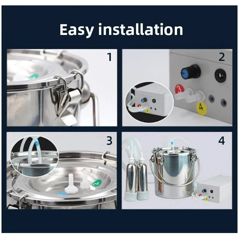 Gentle, Automatic Milking Machine for Cows, Goats & Sheep