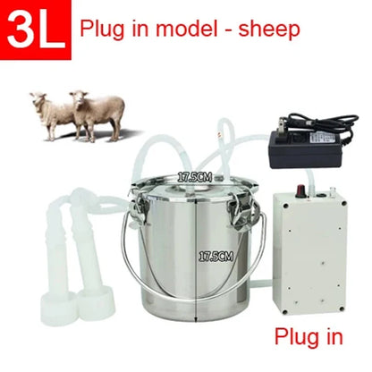 Gentle, Automatic Milking Machine for Cows, Goats & Sheep