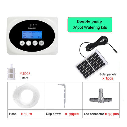 solar powered Dual Pump Intelligent Drip Irrigation System